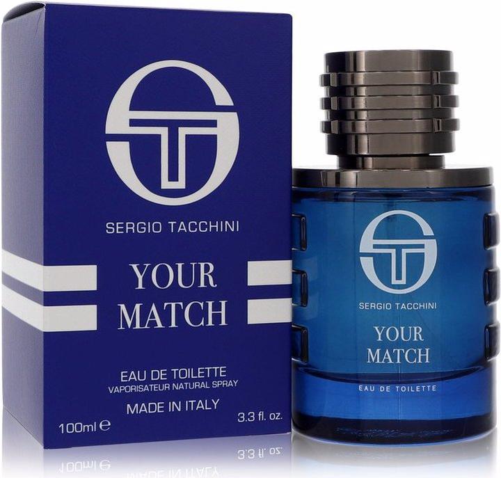 Actual product image Sergio Tacchini Your Match by Eau de Toilette Spray 100 ml (Eau de toilette, 100 ml)
