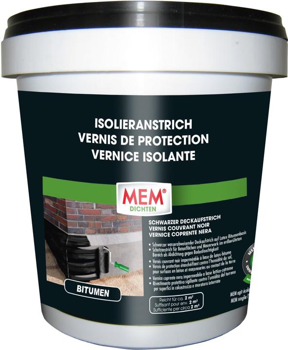 Produktbild MEM Isolieranstrich (1.15 kg, Black, 1000 ml)