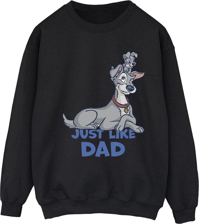 Disney Lady And The Tramp Just Like Dad Sweatshirt (S)