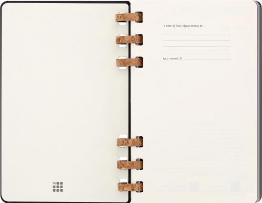 Produktbild Moleskine 12 Monats Studienplaner mit Spiralbindung 2023/2024, Large/A5, Wochen-Monatskalender (A5, Englisch)