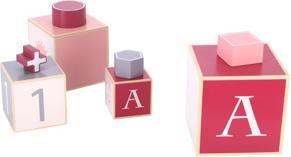 Actual product image Jipy Stacking Tower Wood Pink