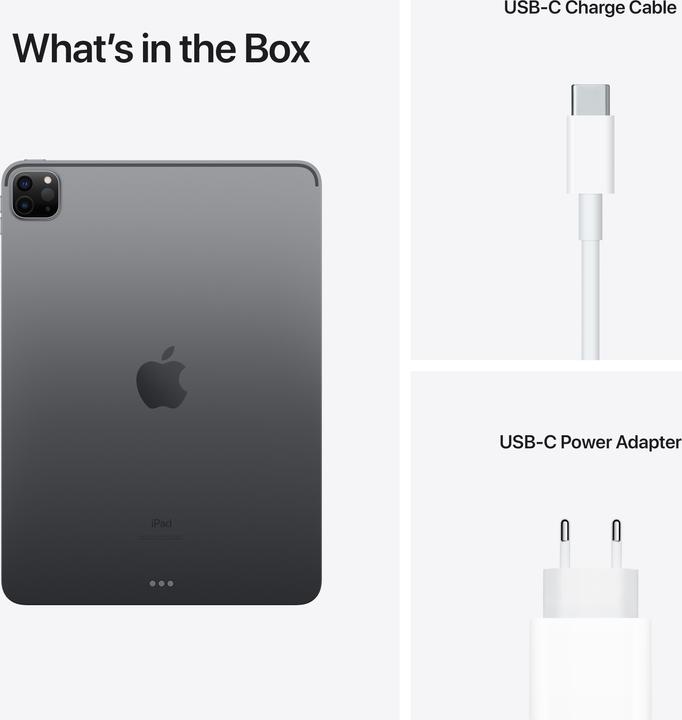 Produktbild Apple iPad Pro 2021 (3. Gen) (nur WLAN, 11", 256 GB, Space Grey)