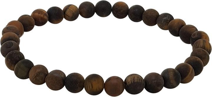 Leyda Armband Herren Tigerauge Braun (19 cm, Stein)