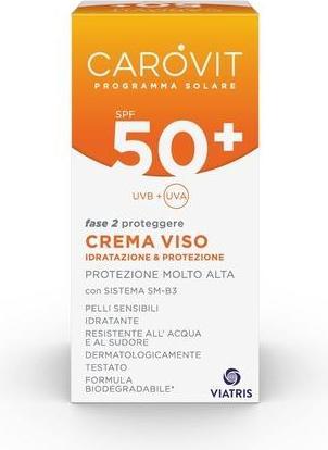 Image du produit Carovit Sun Program Face Cream SPF50 Very High Sun Protection 50ml Bottle (Crème solaire, SPF 50, 50 ml)