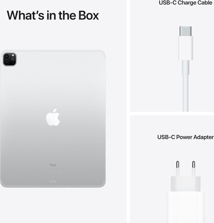 Actual product image Apple iPad Pro 2021 (5. Gen) (5G, 12.90", 2000 GB, Silver)