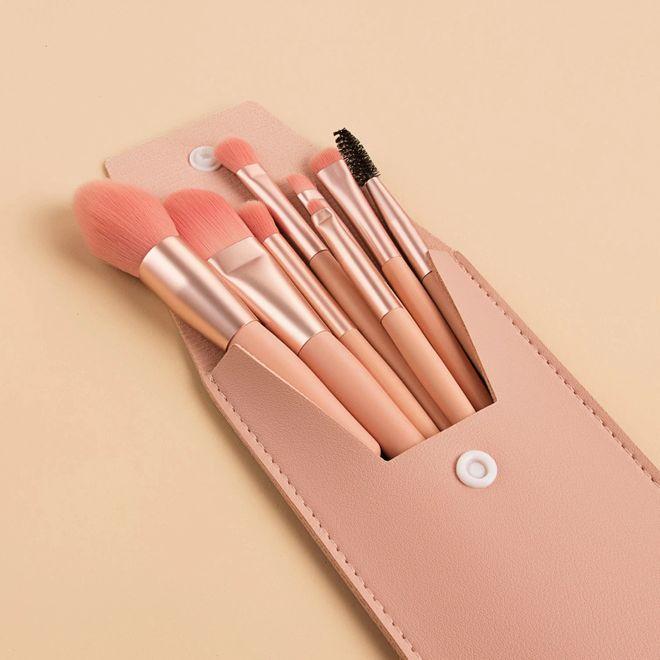 Actual product image MU Style Make up brush with case (Set)