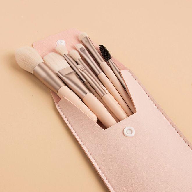 Actual product image MU Style Make up brush with case (Set)