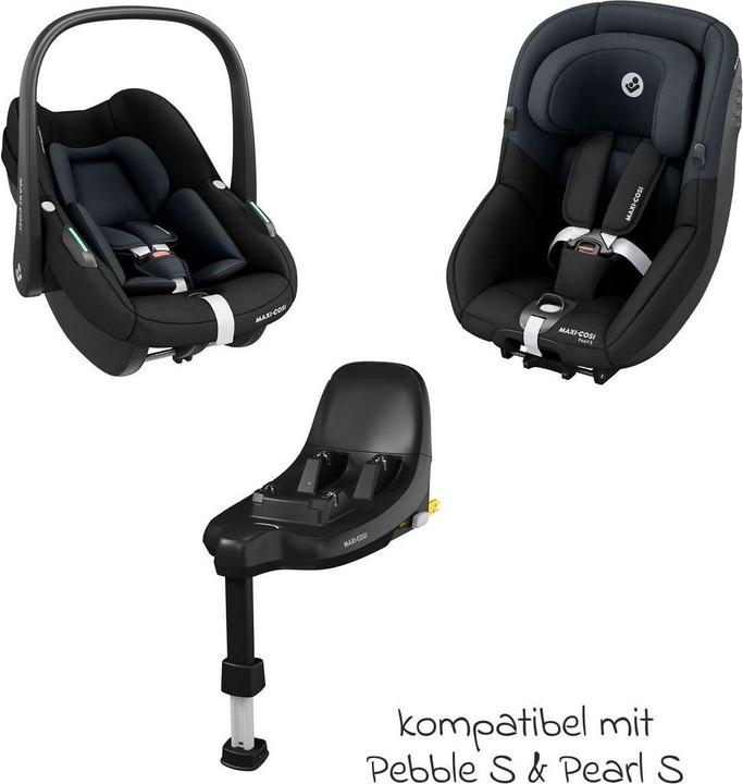 Produktbild Maxi-Cosi Babyschalen 3in1 Babyschale & Reboarder-Set ab Geburt (Reboarder, Babyschale, ECE R129/i-Size Norm)