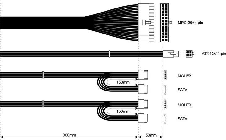 Image du produit Akyga Alimentation électrique PRO AK-S1-300 (300 W, passif, 80 mm) (300 W)