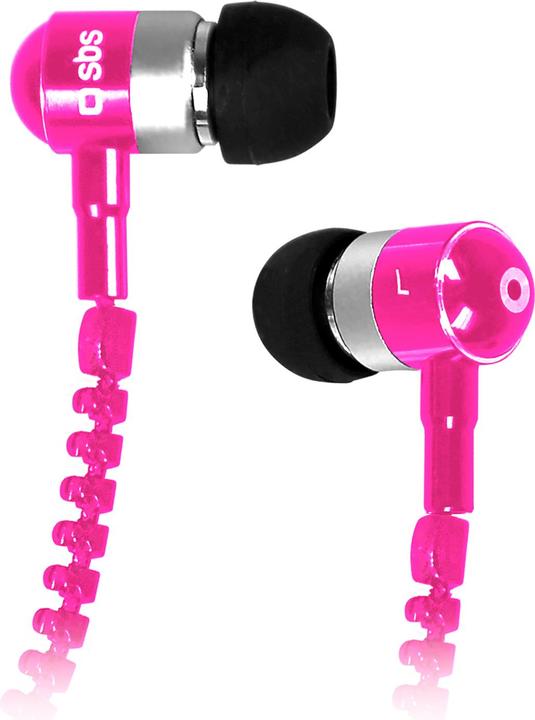 Produktbild SBS Stereo-Kopfhörer mit Kabel Zip, 3,5 mm Klinkenstecker mit Mikrofon und Antworttaste (Kabelgebunden)