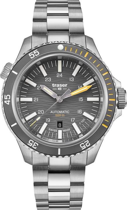Traser H3 110332 P67 Diver Automatik T100 Grey 46mm 50ATM (46 mm)