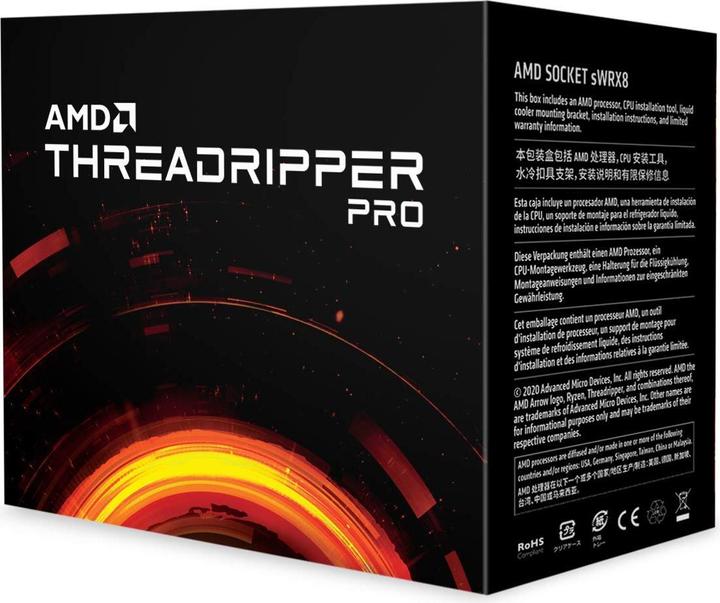 Produktbild AMD Ryzen Threadripper PRO 3955WX (sWRX8, 3.90 GHz, 16 -Core)