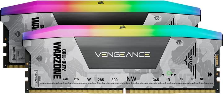 Actual product image Corsair RAM D5 6000 32GB C30 Vengeance RGB K2 W (2 x 16GB, 6000 MHz, DDR5 RAM, DIMM)