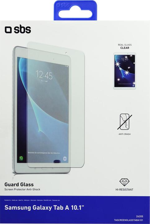 Actual product image SBS Screen protector Glass for Samsung Galaxy Tab A 10.1Inc (1 Piece, Galaxy Tab A 10.1)