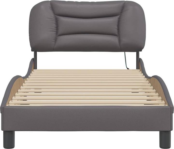Produktbild VidaXL Bettgestell mit LED Kunstleder (160 x 200 cm)