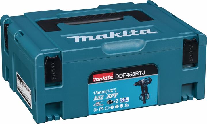 Actual product image Makita DDF458RTJ (Rechargeable battery operated)