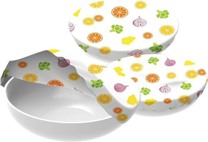 Image du produit Nuts Set de 3 couvercles textiles pour fruits et légumes, S,M,L (3 x)