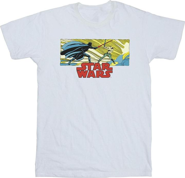 Star Wars Comic Strip Luke And Vader TShirt (XL)