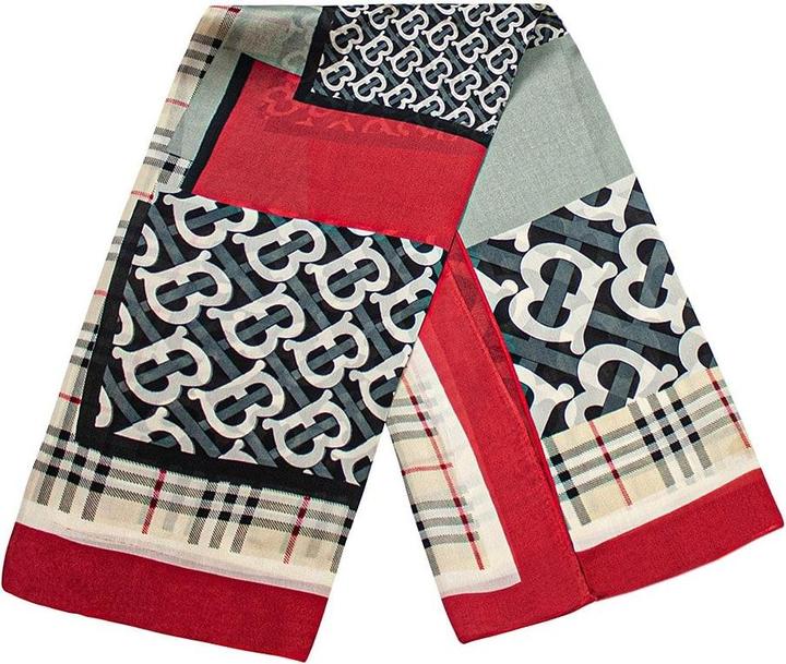 Actual product image JTI Patterned scarf - Black, No. 25