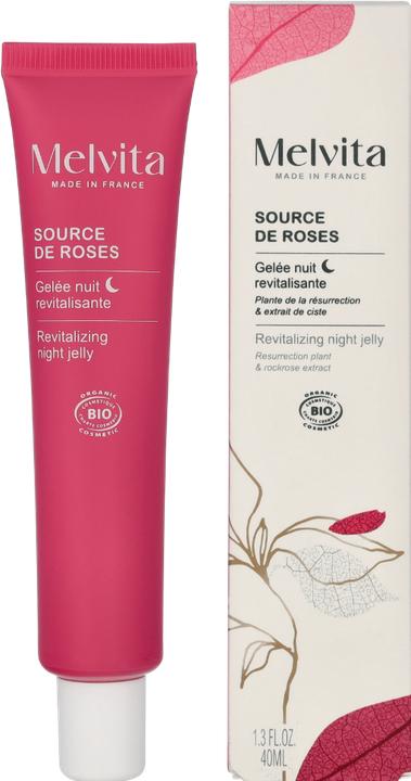 Actual product image Melvita Source de Roses Revitalising Night Gel (40 ml, Night cream)