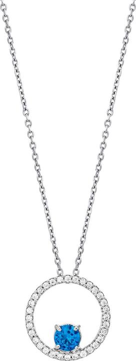 Julie Julsen Geometrics Kreis Halskette (Silber 925, 38 - 42 cm)