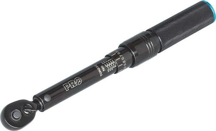 PRO Torque Spanner Black Adjustable 2-15 Nm (1/4", 2 Nm, 15 Nm)