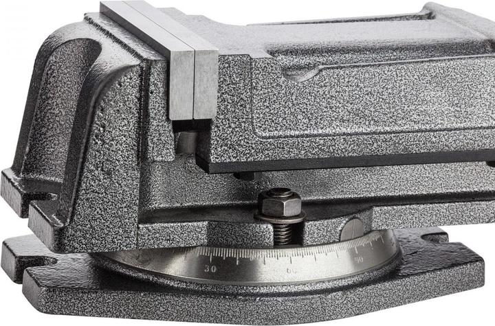 Produktbild Dema Präzisionsmaschinen Schraubstock Werkbankschraubstock 125mm mit Spindelantrieb (105 mm)