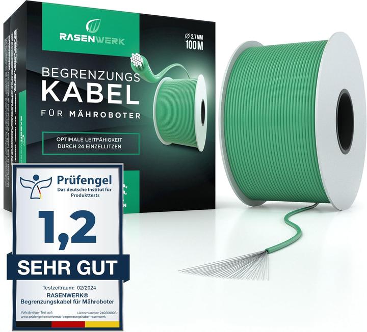 Produktbild Rasenwerk Begrenzungskabel für Mähroboter (Mähroboter, Mähroboter Installation)