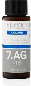 Produktbild Eleven Haarfarbe 7ag - 713 Mittelblond Aschgold, 60 ml (7ag - 713 Medium Blonde Ash Gold)