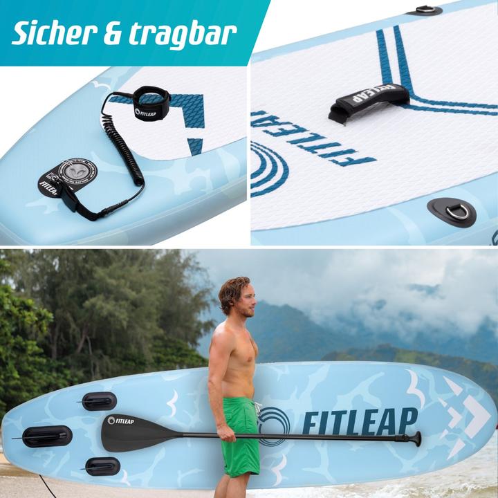 Produktbild Fitleap Premium Stand Up Paddle Board aufblasbar - SUP Board Set (10'5")