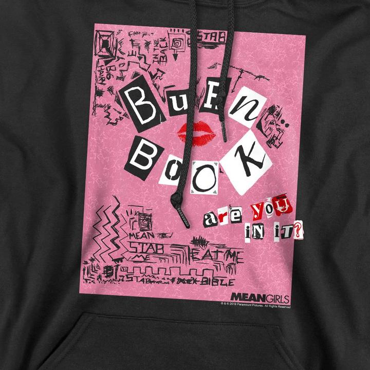 Immagine prodotto Mean Girls Burn Book Felpa con Cappuccio Uomo (XL)