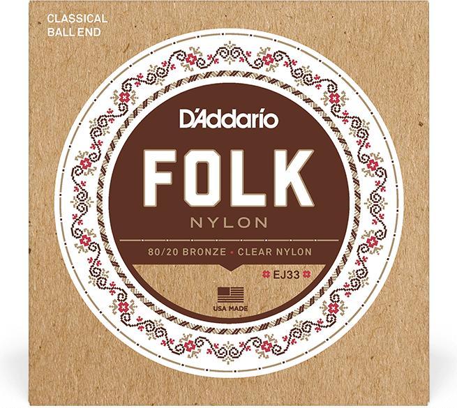 Actual product image D'Addario EJ33 Folk (6 x, Guitar, 0.05")