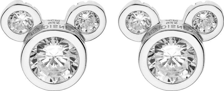 Immagine prodotto Disney Orecchini con borchie Mickey Mouse, argento 925 (Argento 925)
