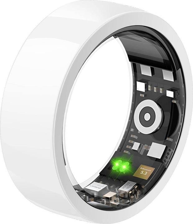 Actual product image Riversong smartring Trinity black SR01 (8, White)