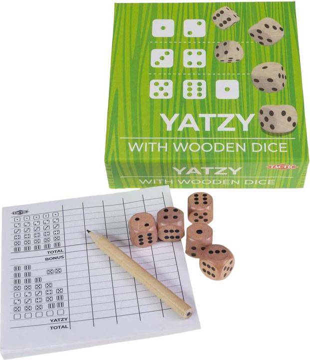 Actual product image Tactic Trendy Yatzy board game (Dutch, German, Finnish, Polish, Swedish, French, Russian, Estonian, Spanish, English, Lithuanian, Italian, Latvian, Norwegian, Danish, Greek, Hungarian)