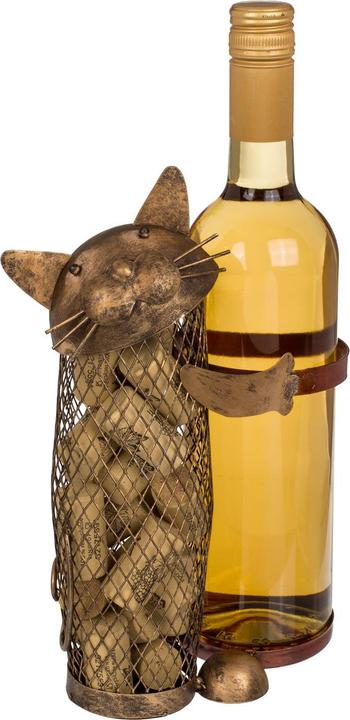 Actual product image Out of the blue Bottle holder cat (Wine bottle holder)