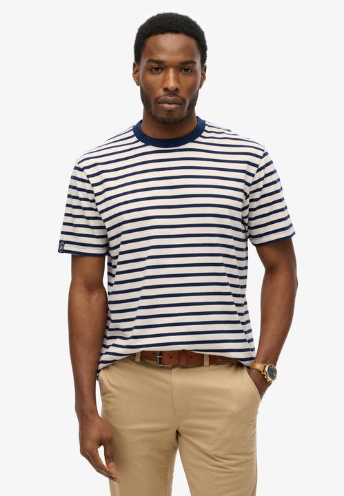 off-white striped
