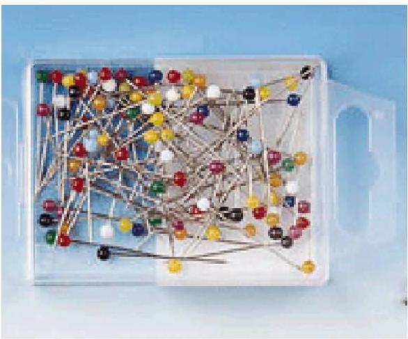 Wedo Stecknadeln Buntkopf