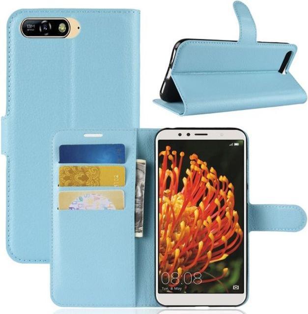 Produktbild MU Classic Litchi Leder Bookcover Series (Huawei Y6 (2018))