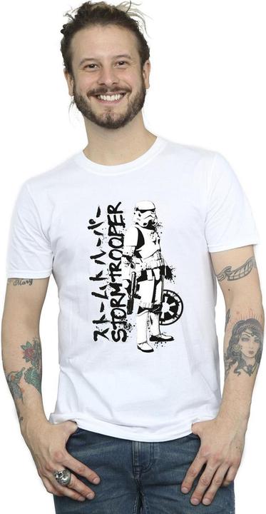 Immagine prodotto Star Wars Japanese Stormtrooper Maglietta Uomo (L)