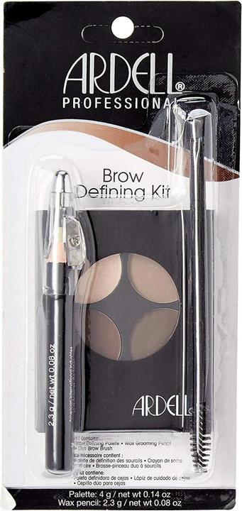 Produktbild Ardell Brow Defining Kit Set - Enthält beruhigendes Öl für Augenbrauen, Wachsstreifen zur Haarentfernung