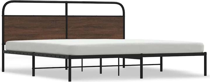 Actual product image VidaXL Bed frame without mattress 120x190 cm brown oak-look (120 x 190 cm)