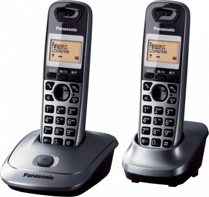 Produktbild Panasonic KX-TG2512 telephone DECT Grey Caller ID