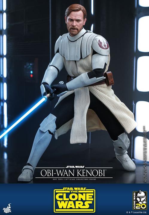 Produktbild Hot Toys Star Wars The Clone Wars figurine 1/6 Obi-Wan Kenobi 30 cm