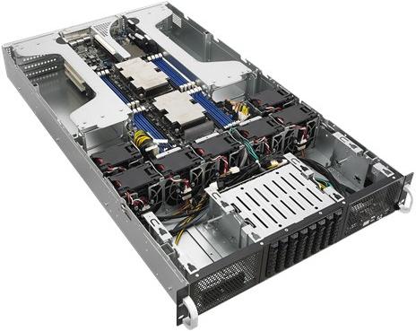 Actual product image ASUS Server BAB Rack 2U/2CPU ESC4000 G4S PSU redundant (Rack Server)