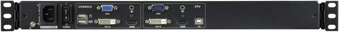 Actual product image Aten USB / HDMI / DVI / VGA console, max, TFT-LCD 8 ms, 250 cd/m², AC FR