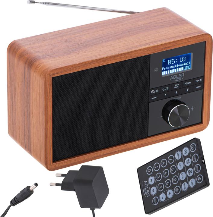 Immagine prodotto Adler AD 1184 (FM, DAB, AM, Bluetooth)