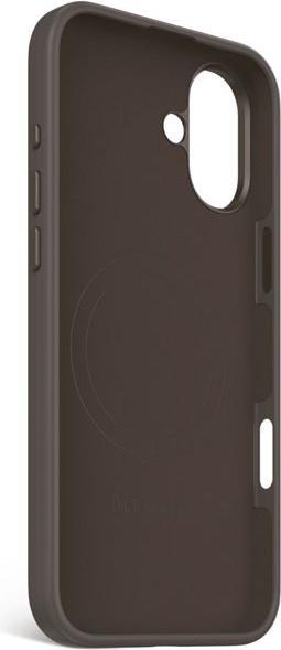 Actual product image Decoded AntiMicrobial Silicone Backcover iPhone 16 Plus Black (Apple iPhone 16 Plus)