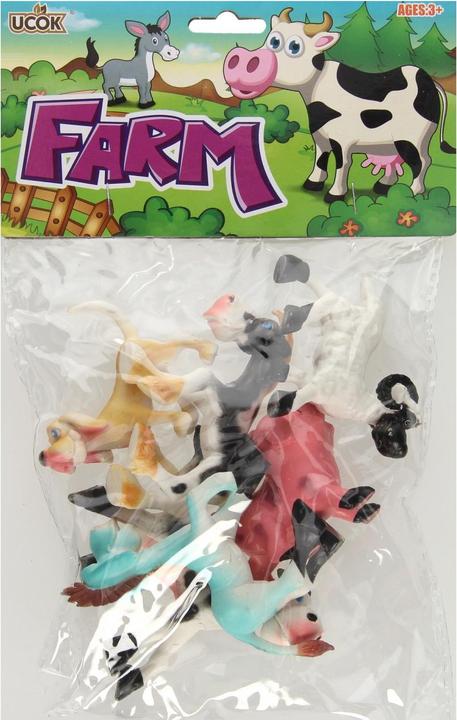 Actual product image Ucok Guitige Farm Animals playset, 6pcs.