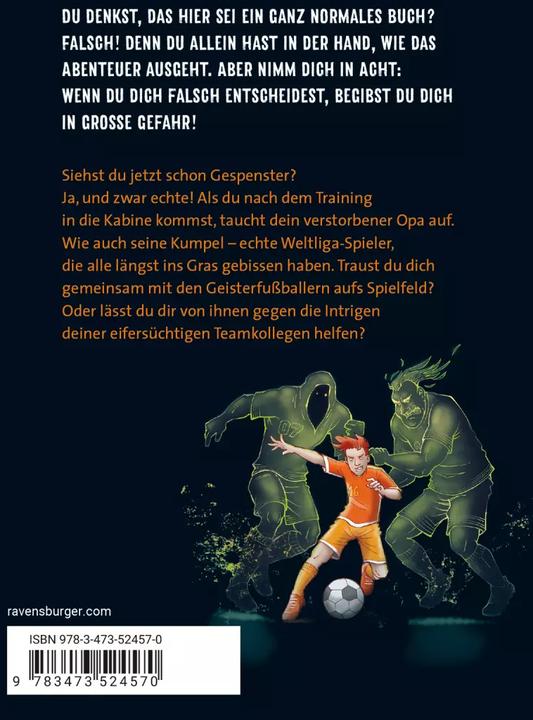 Actual product image Ravensburger Das Fussball-Geisterspiel der 1000 Gefahren (German, Fabian Lenk, Stefani Kampmann, 2022)